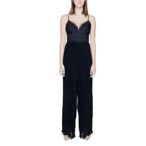 Guess Black Jumpsuit with Sweetheart Neckline