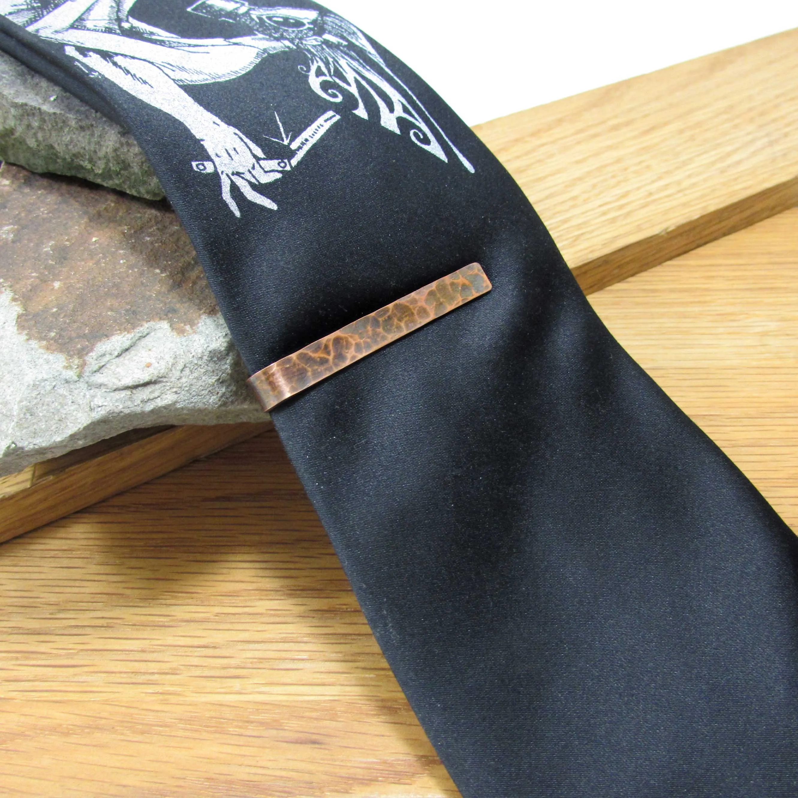 Hammered Tie Bar