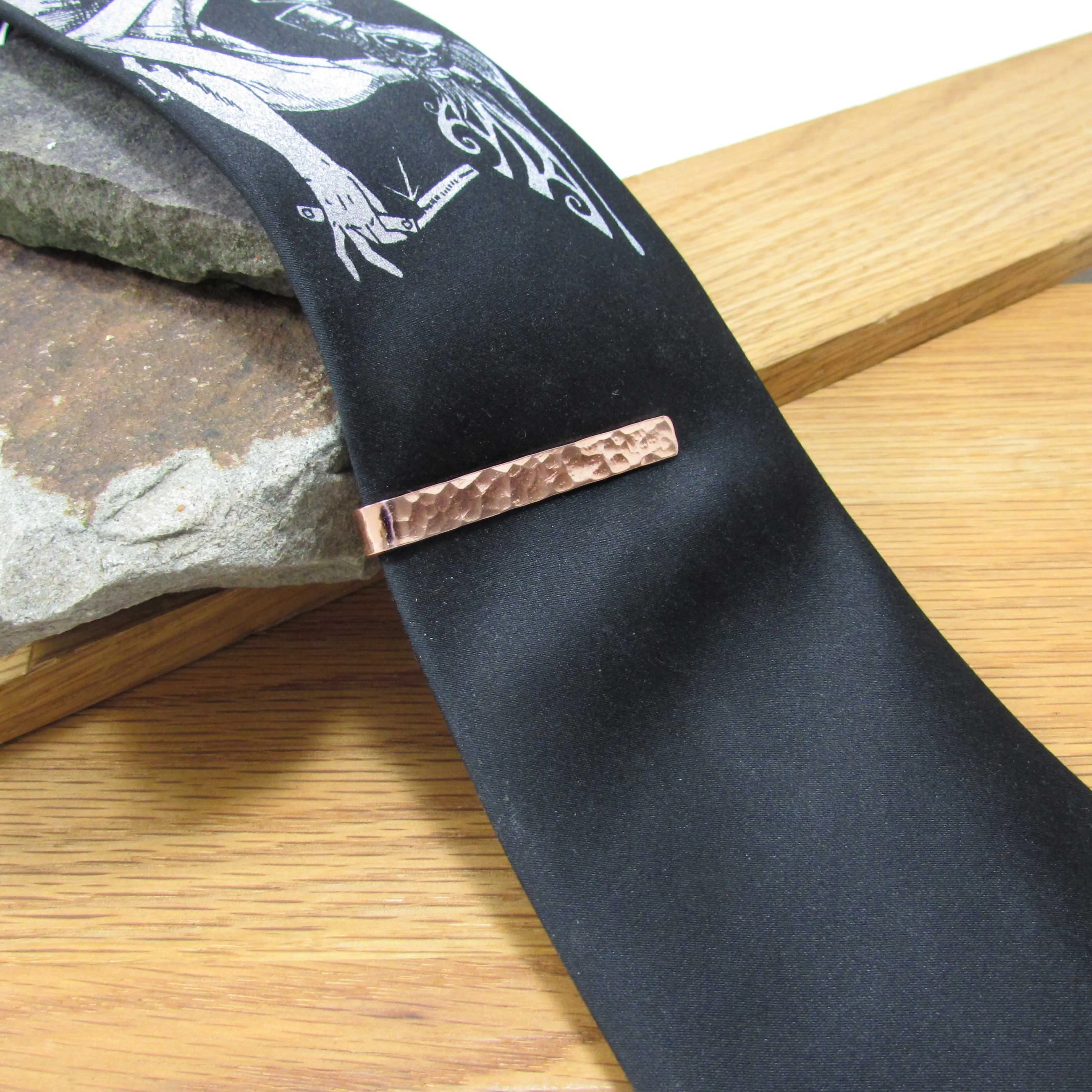 Hammered Tie Bar