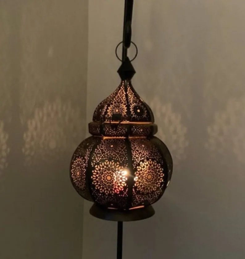 Handmade Moroccan Brass Pendant Lamp – Exquisite Moroccan Chandelier Lighting and Table Lamps