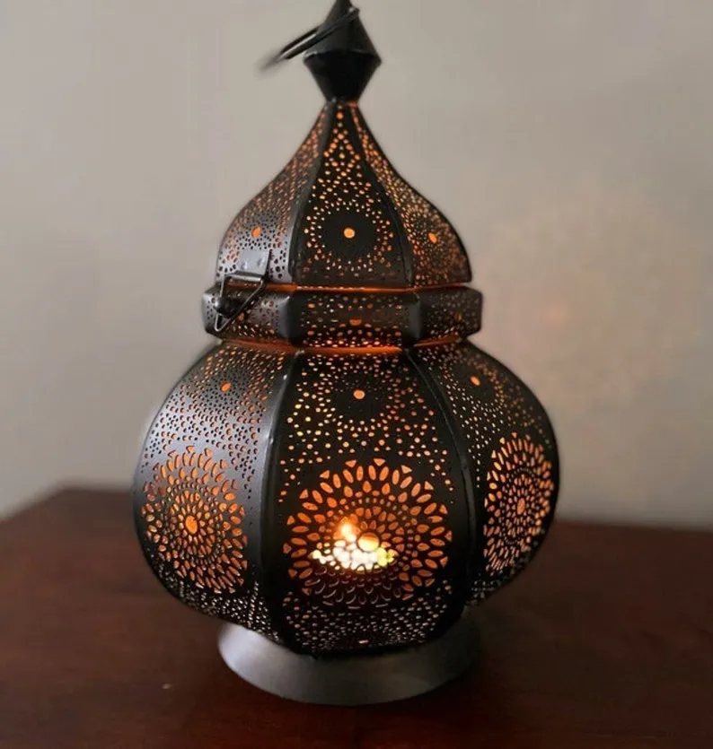 Handmade Moroccan Brass Pendant Lamp – Exquisite Moroccan Chandelier Lighting and Table Lamps
