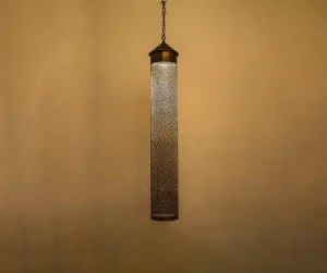 Handmade Moroccan Pendant Light – Long Hanging Lamp, Ceiling Lighting, and New Home Décor