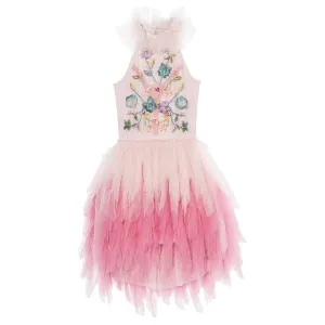 Hearts & Roses Tutu Dress - Porcelain Pink