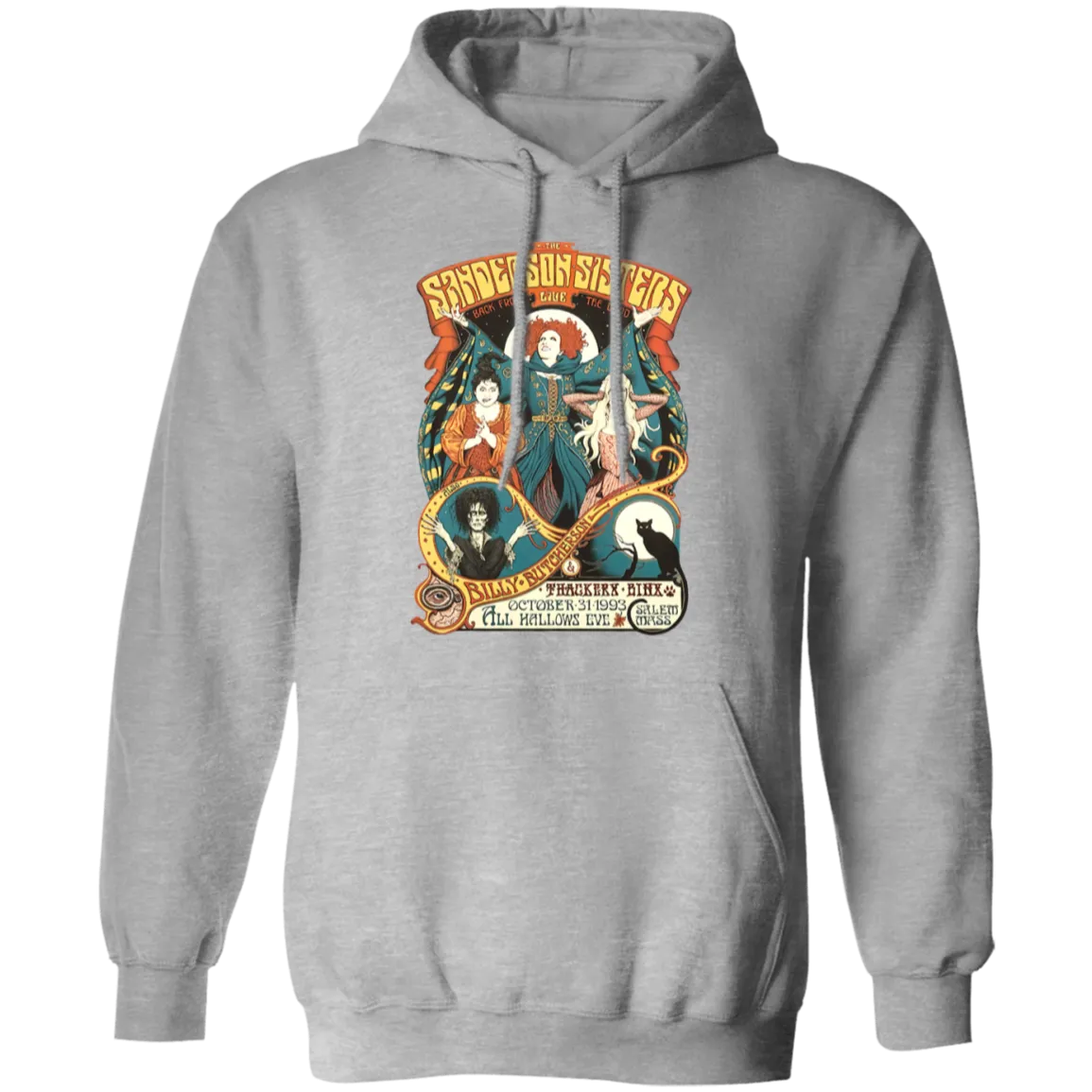 Hocus Pocus Bad Witches Hoodie – Stay Cozy with a Retro Witchy Vibe!