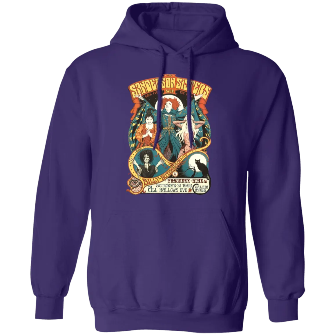 Hocus Pocus Bad Witches Hoodie – Stay Cozy with a Retro Witchy Vibe!