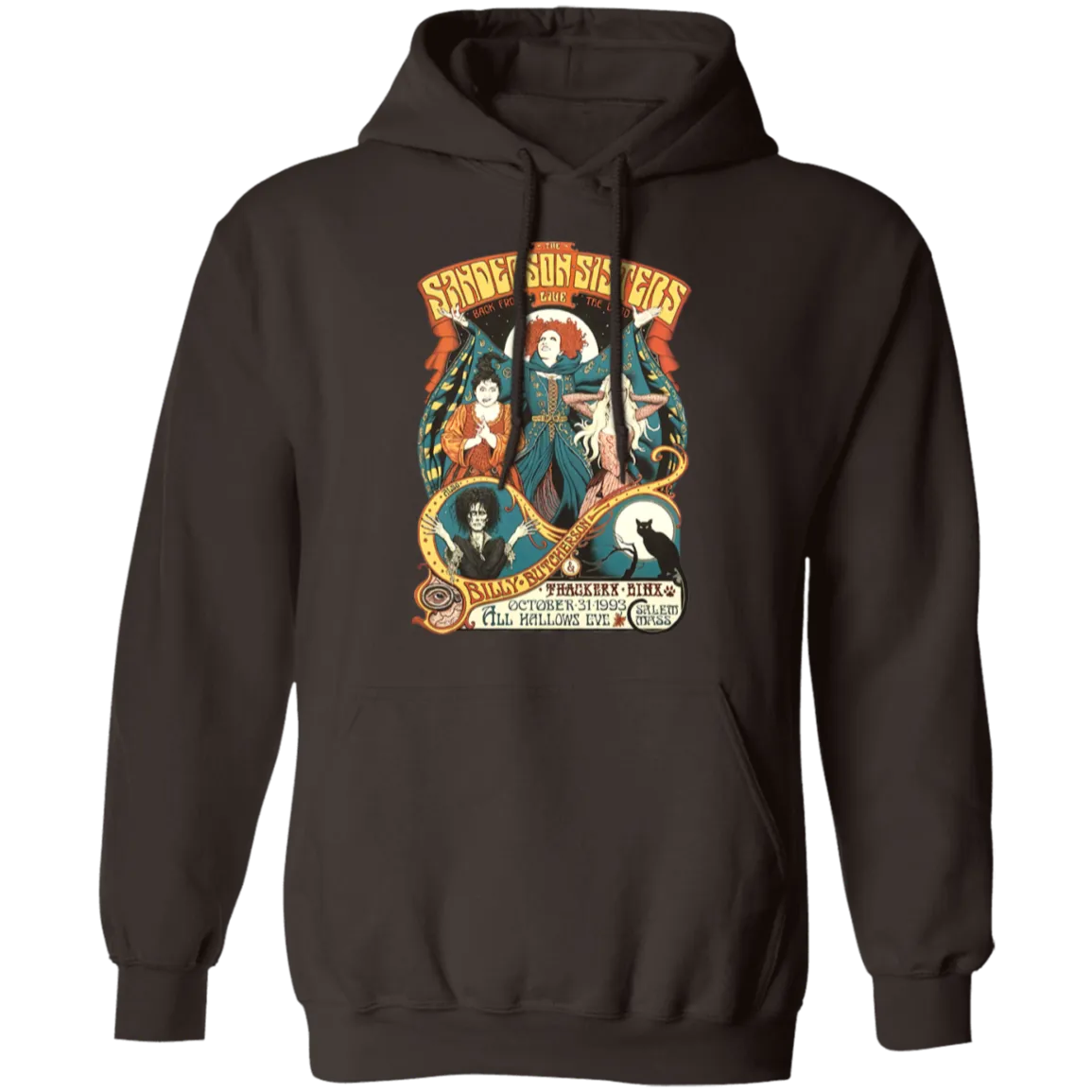 Hocus Pocus Bad Witches Hoodie – Stay Cozy with a Retro Witchy Vibe!
