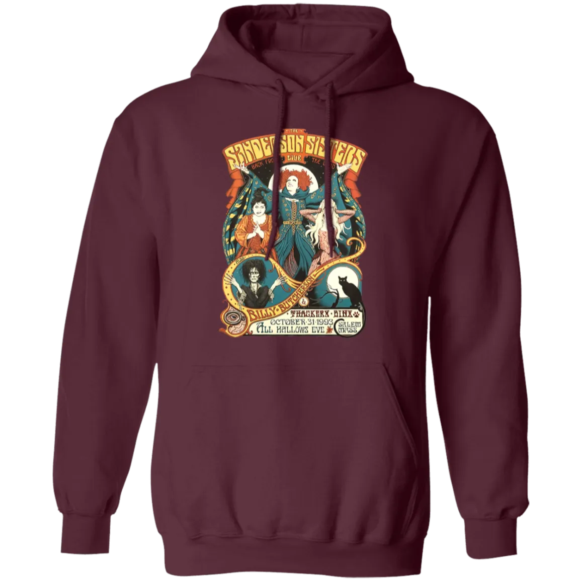 Hocus Pocus Bad Witches Hoodie – Stay Cozy with a Retro Witchy Vibe!