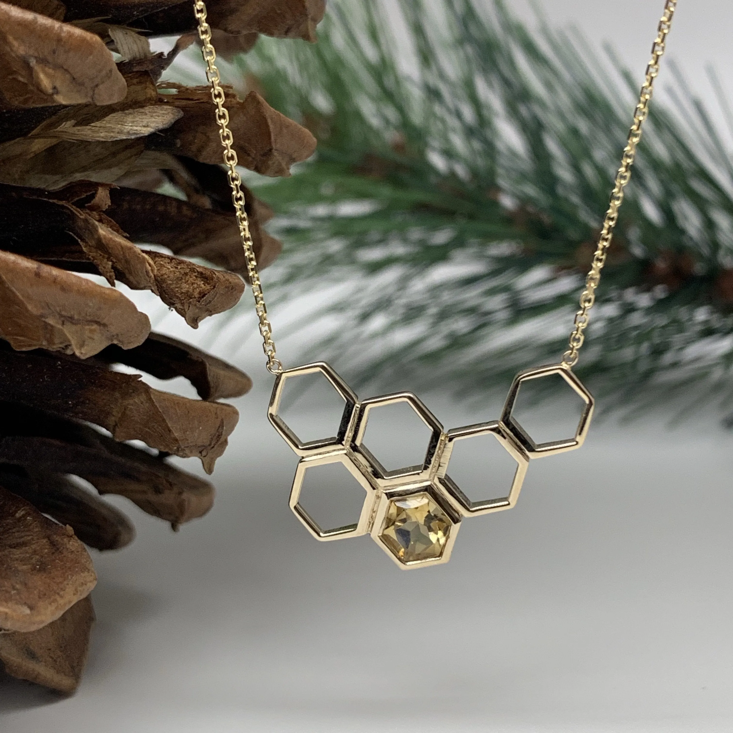 Honeycomb Necklace