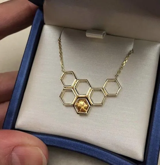 Honeycomb Necklace