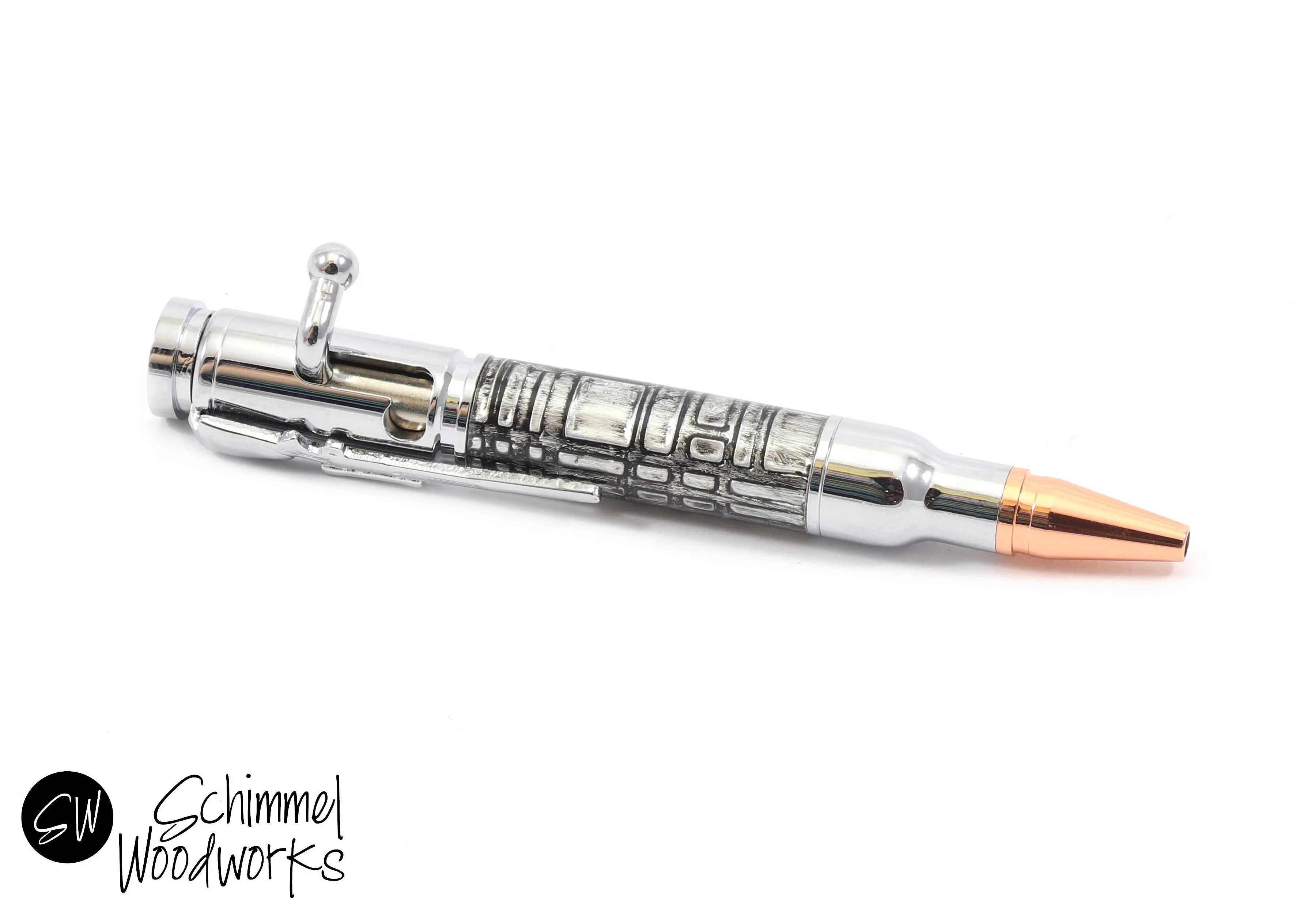 Industrial Steampunk Mini Bullet Pen