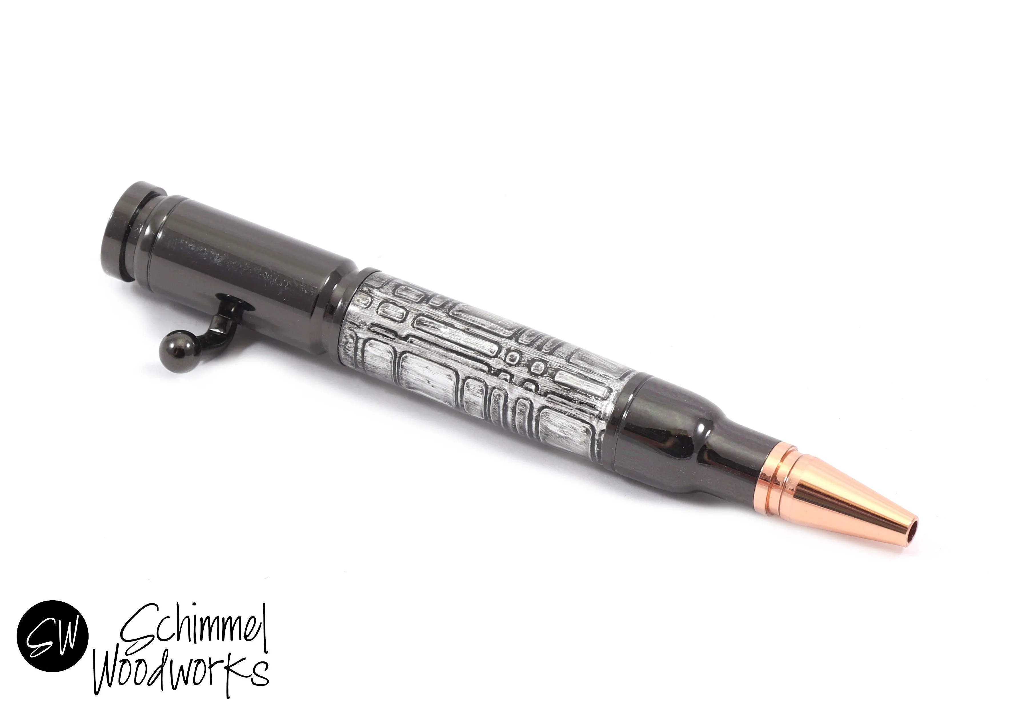 Industrial Steampunk Mini Bullet Pen