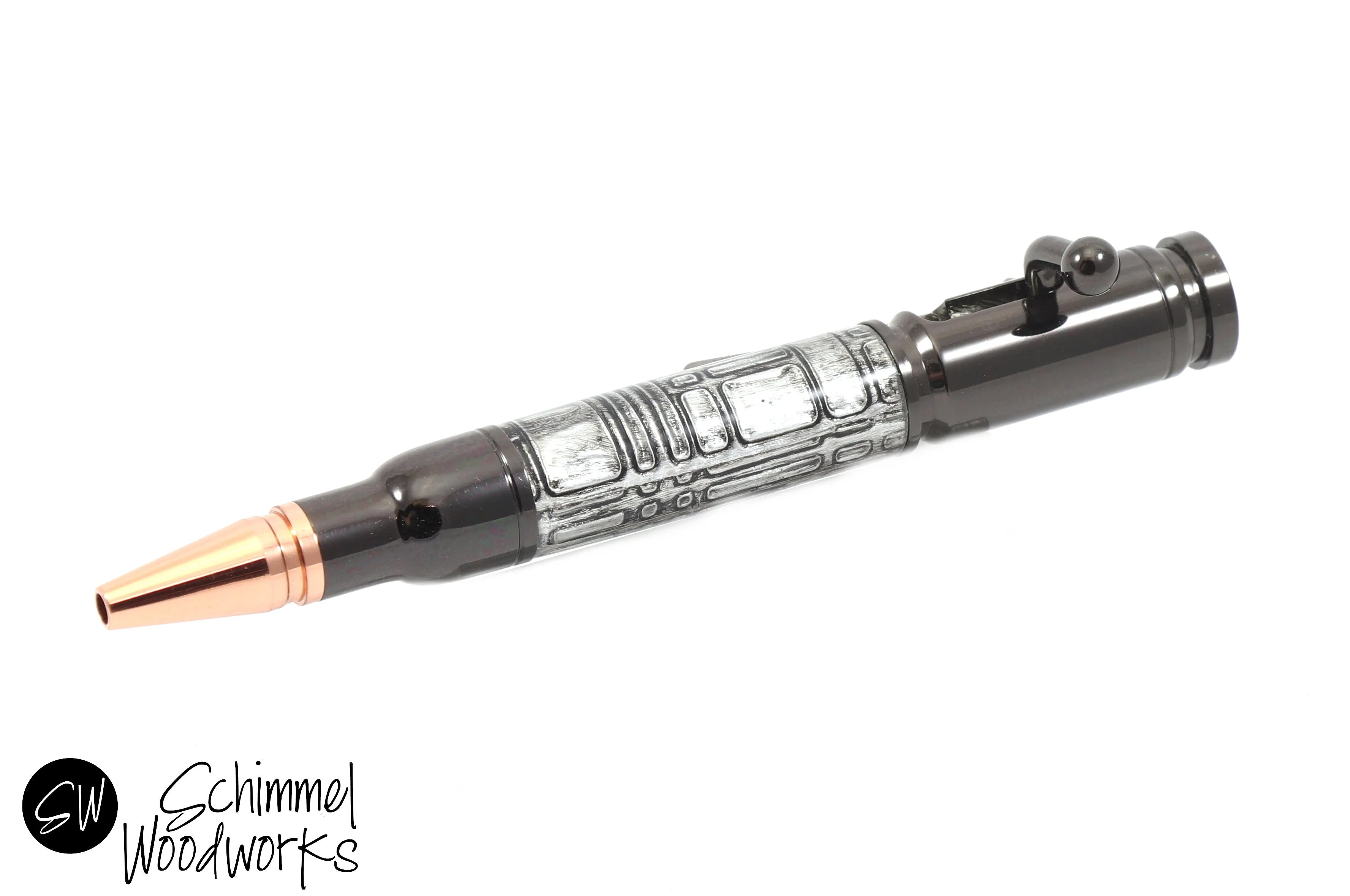 Industrial Steampunk Mini Bullet Pen