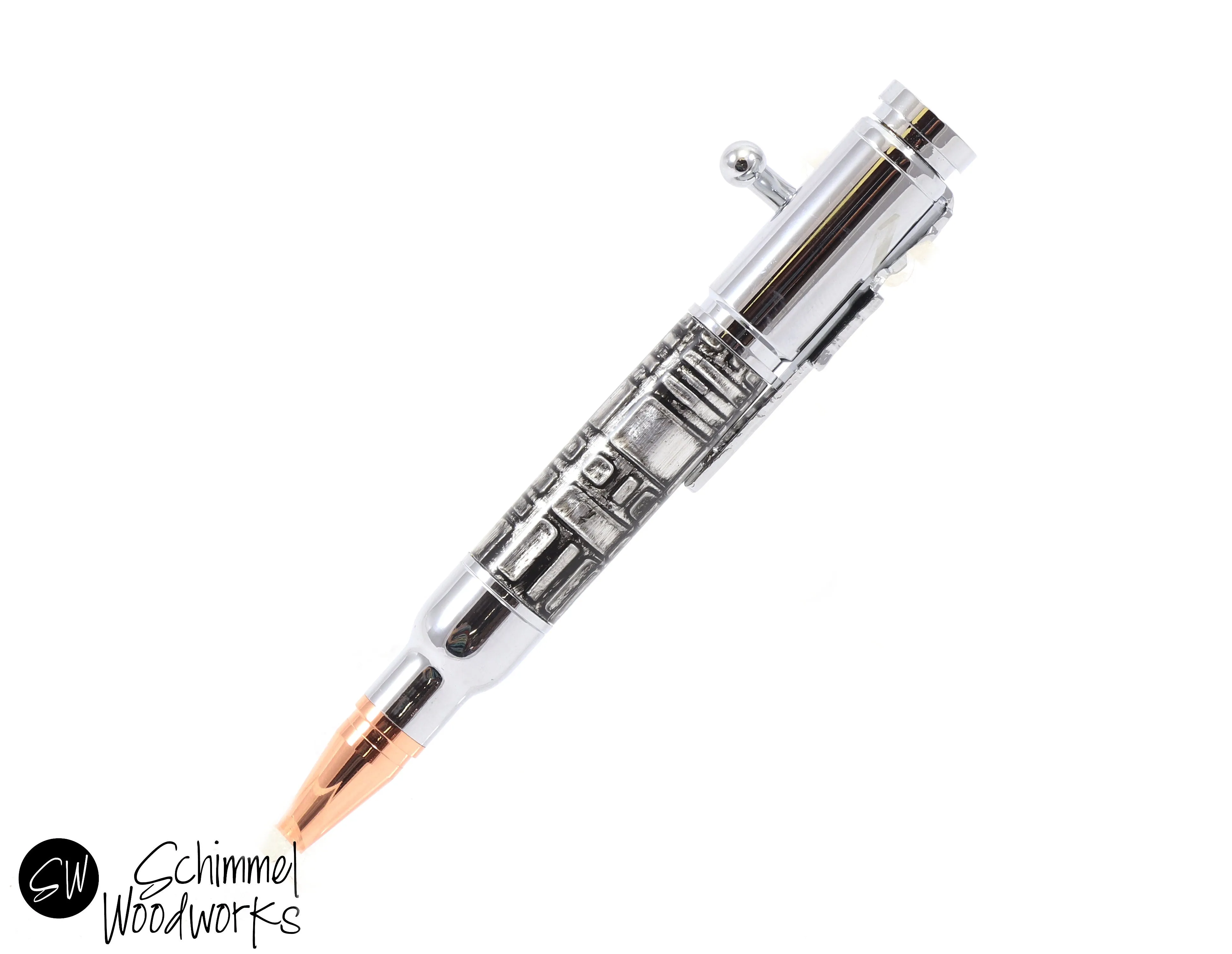Industrial Steampunk Mini Bullet Pen