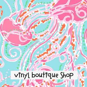 Jellies  Lilly Inspired Printed Patterned Craft Vinyl