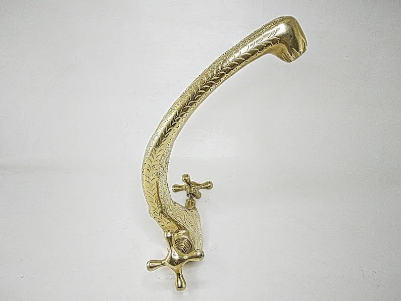kitchen faucets, rustic faucet, faucet, brass faucet,