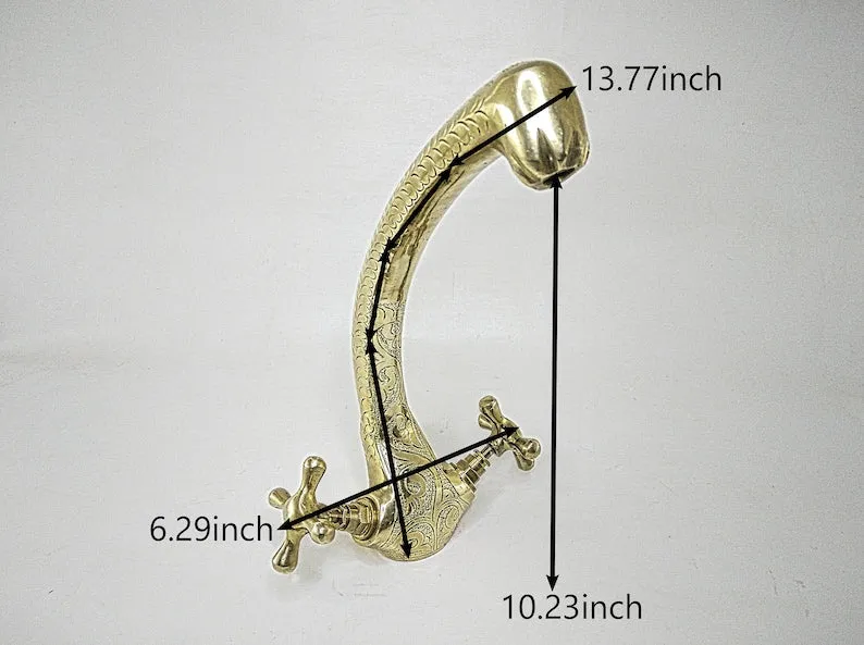 kitchen faucets, rustic faucet, faucet, brass faucet,