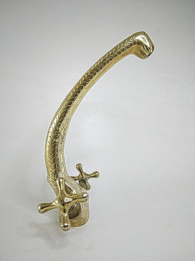 kitchen faucets, rustic faucet, faucet, brass faucet,