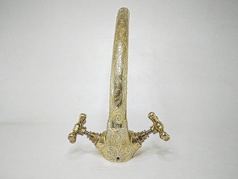 kitchen faucets, rustic faucet, faucet, brass faucet,