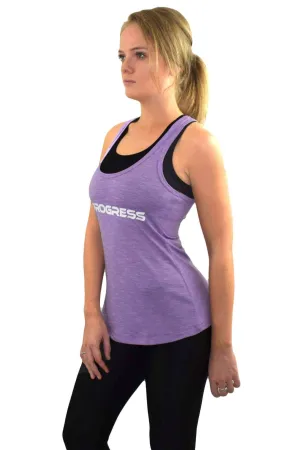 Ladies Essential Slub Vest (Purple)