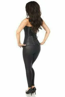 Lavish Black Brocade Corset
