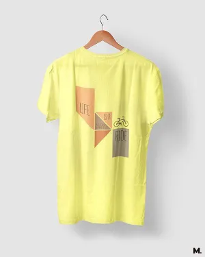 Life is a crazy ride printed t shirts