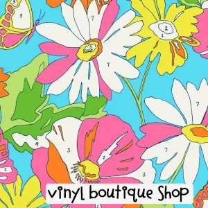 Lilly Paint By Number Lilly Inspired Printed Patterned Craft Vinyl