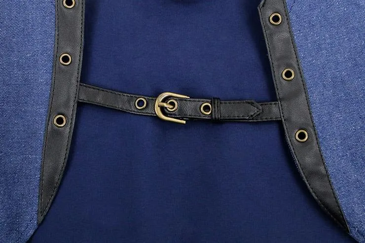 Lima Denim Steampunk Overbust Corset