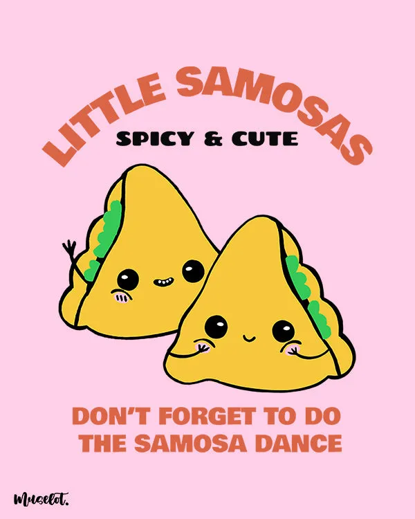 Little samosas spicy & cute printed t shirts