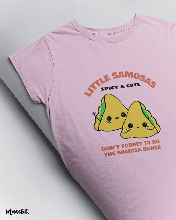 Little samosas spicy & cute printed t shirts