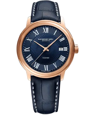 Maestro Blues Rose Tone Automatic Watch, 40mm 2237-PC5-00508