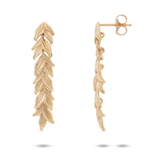 Maile Earrings in Gold - 38mm