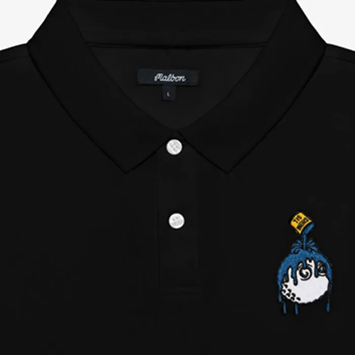 Malbon Swing Oil Performance Pique Polo