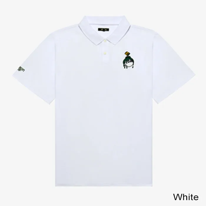 Malbon Swing Oil Performance Pique Polo