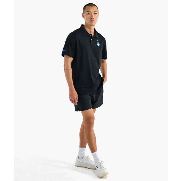 Malbon Swing Oil Performance Pique Polo