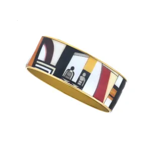 MAYA Geometric People Bangle Bracelet 1"