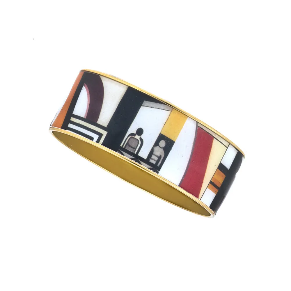 MAYA Geometric People Bangle Bracelet 1"