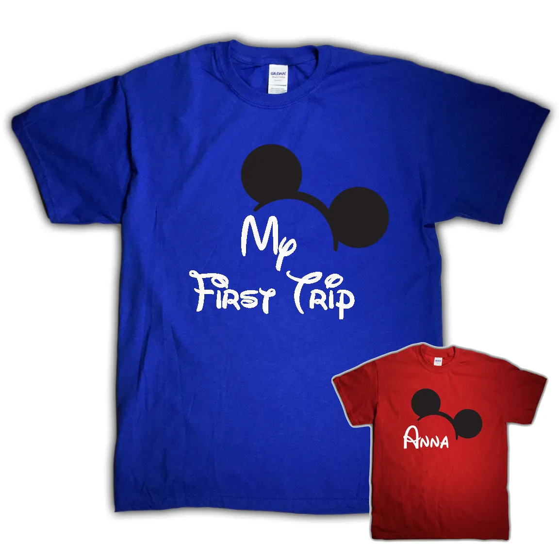 Mickey Ears With Your Personalized Name or Message!