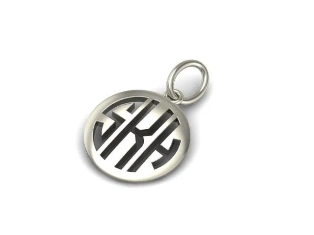 Mini Monogram Tag