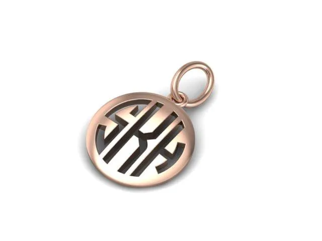 Mini Monogram Tag