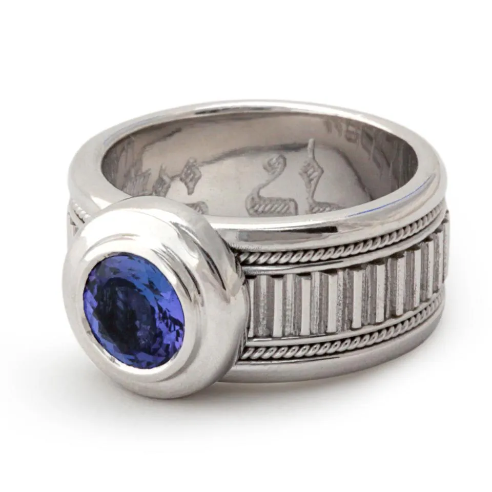 Misti - promise ring engagement ring, AAA Tanzanite