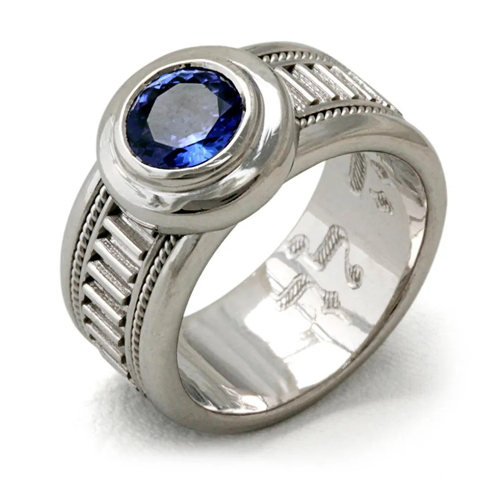 Misti - promise ring engagement ring, AAA Tanzanite