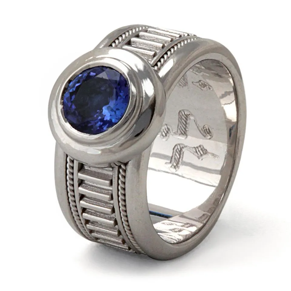 Misti - promise ring engagement ring, AAA Tanzanite