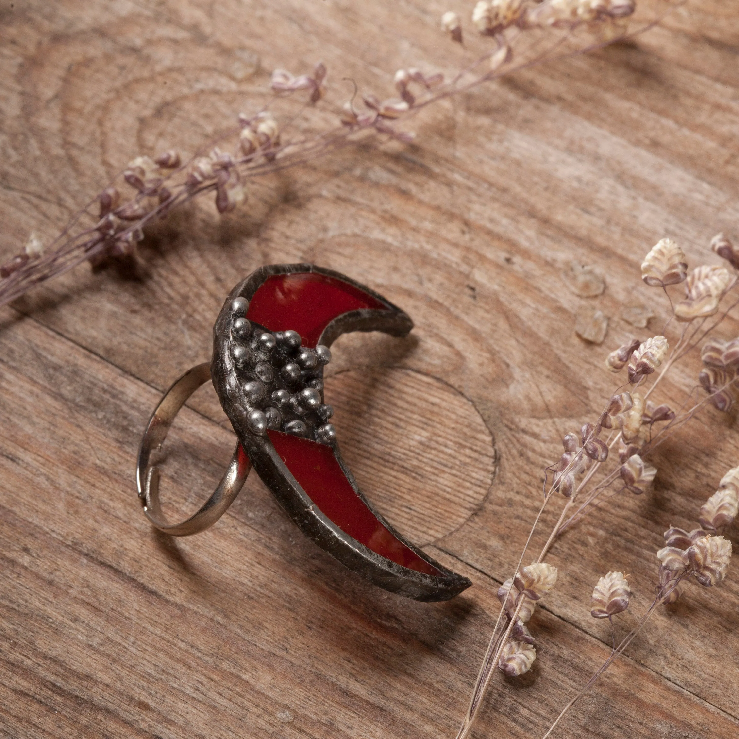 Moon Phase - wiccan ring