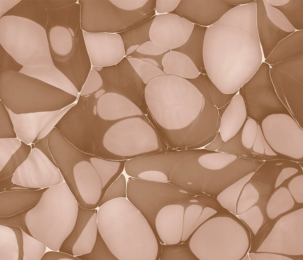 MOSAIC FABRIC / COPPER LEAF