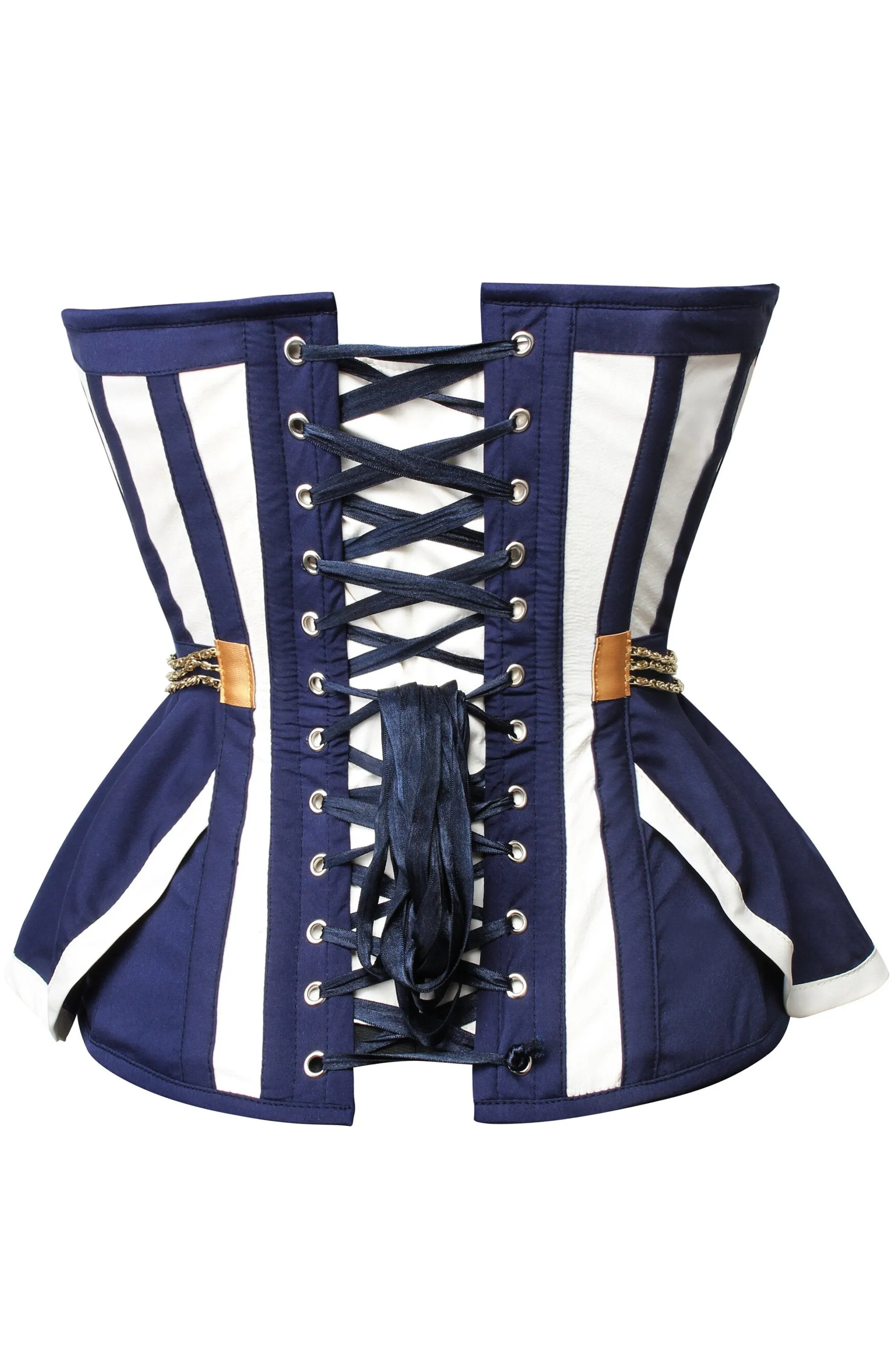 Naval Inspired Overbust Corset