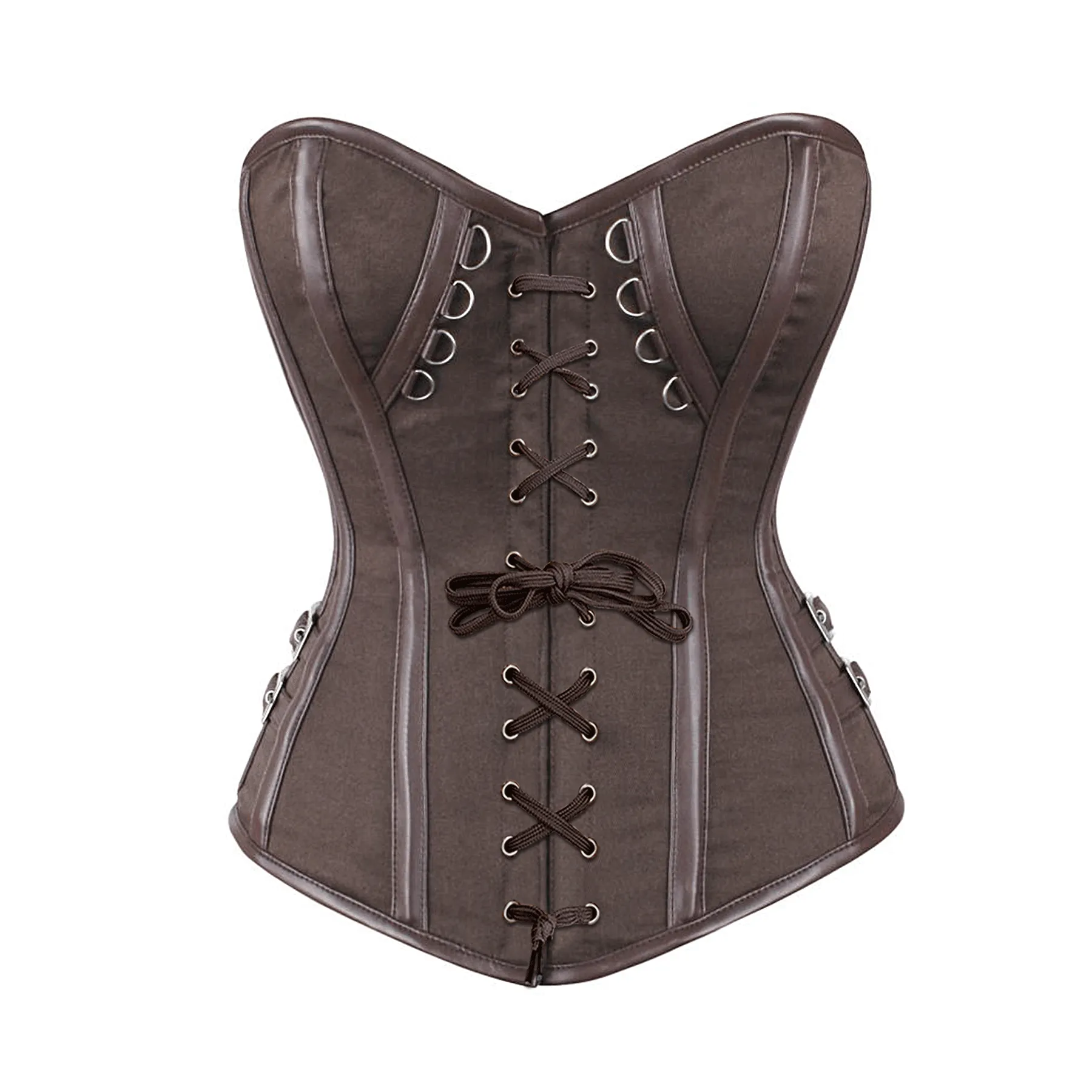 Niqui Overbust Cotton Steampunk Corset