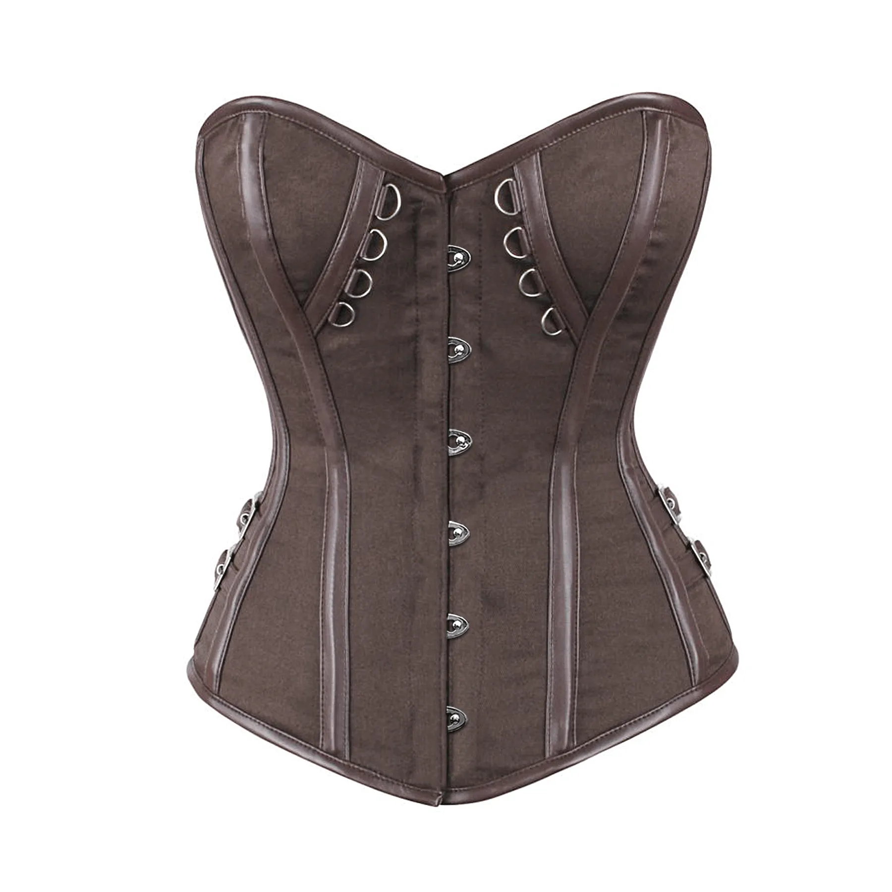 Niqui Overbust Cotton Steampunk Corset