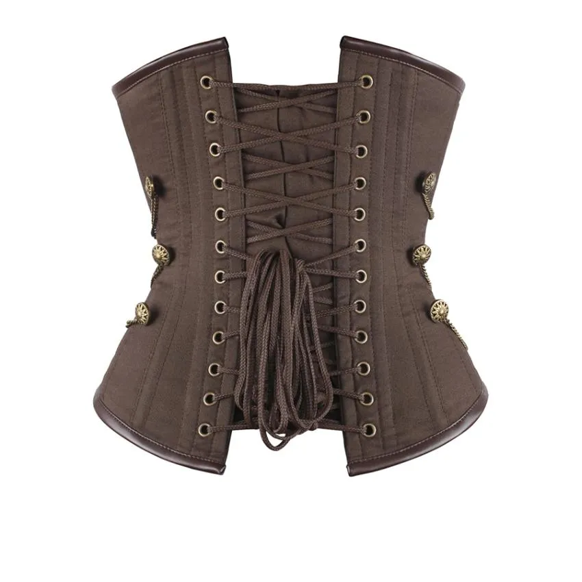 Noriko Steampunk Cotton Undebust Corset