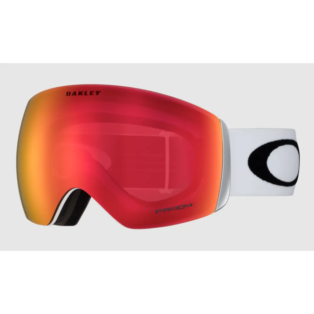 OAKLEY Flight Deck L goggles - Matte White w/ Torch Iridium