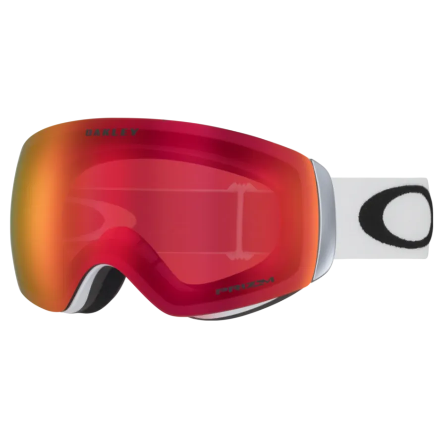 OAKLEY Flight Deck M Goggles - Matte White w/ Torch Iridium